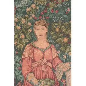 Pomona French Wall Tapestry - 19 in. x 32 in. Cotton/Viscose/Polyester by Edward Burne Jones