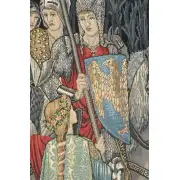 Holy Grail I Belgian Tapestry Wall Hanging - 56 in. x 40 in. Cotton/Viscose/Polyester by William Morris | Close Up 1