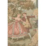 Scenes Galantes Italian Tapestry - 56 in. x 23 in. Cotton/Viscose/Polyester by Francois Boucher | Close Up 1