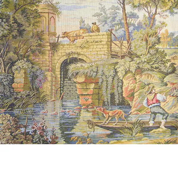 Ponte Old Bridge Italian Tapestry | Close Up 1