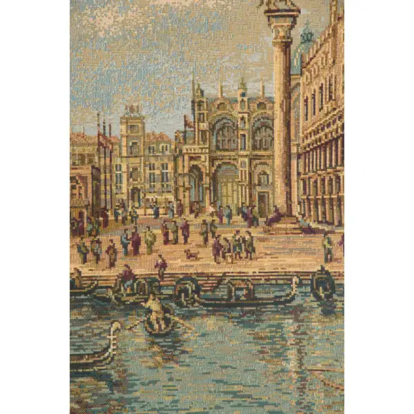 Venezia II Italian Tapestry - 26 in. x 38 in. Cotton/Viscose/Polyester by Canaletto | Close Up 2