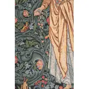 Flora I Belgian Tapestry Wall Hanging - 36 in. x 56 in. Cotton/Polyester/Viscous by Edward Burne Jones | Close Up 2