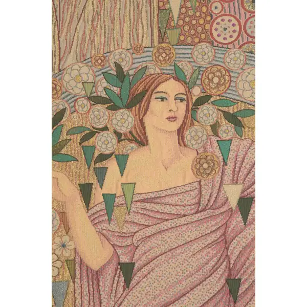 Primavera Vertical Italian Tapestry | Close Up 1