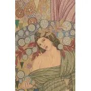 Primavera Vertical Italian Tapestry - 50 in. x 70 in. Cotton/Viscose/Polyester by Galileo Chini | Close Up 2