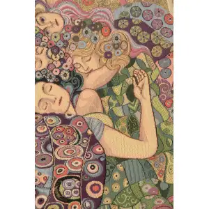 The Virgin Italian Tapestry - 24 in. x 36 in. Cotton/Viscose/Polyester by Gustav Klimt