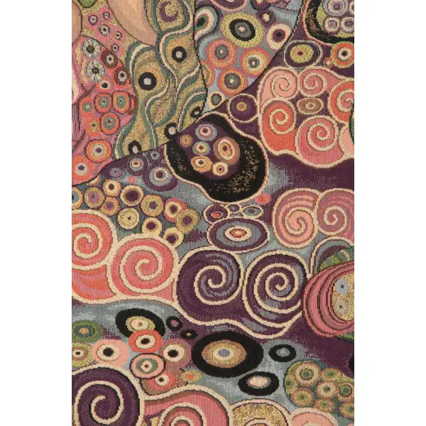 The Virgin Italian Tapestry - 24 in. x 36 in. Cotton/Viscose/Polyester by Gustav Klimt | Close Up 2