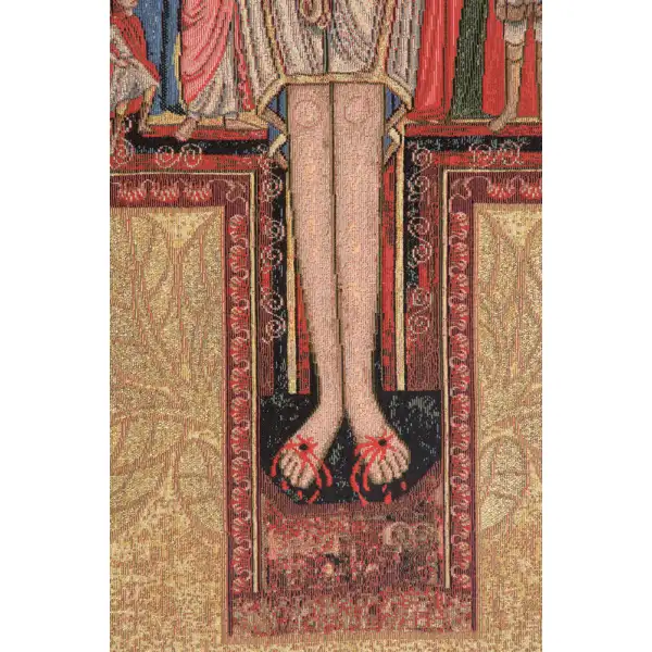 Crucifix of St. Damian Italian Tapestry | Close Up 2