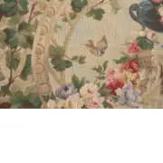 Beauvais Green Leaves French Wall Tapestry | Close Up 1