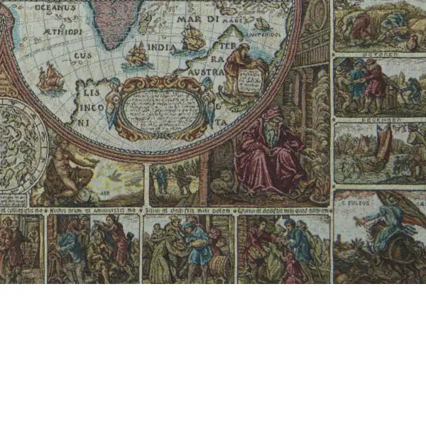 Mappemonde French Tapestry | Close Up 2