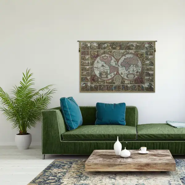 Mappemonde French Tapestry | Life Style 1