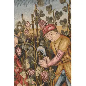 Vendanges French Wall Tapestry - 41 in. x 58 in. Wool/cotton/others by Charlotte Home Furnishings Inc