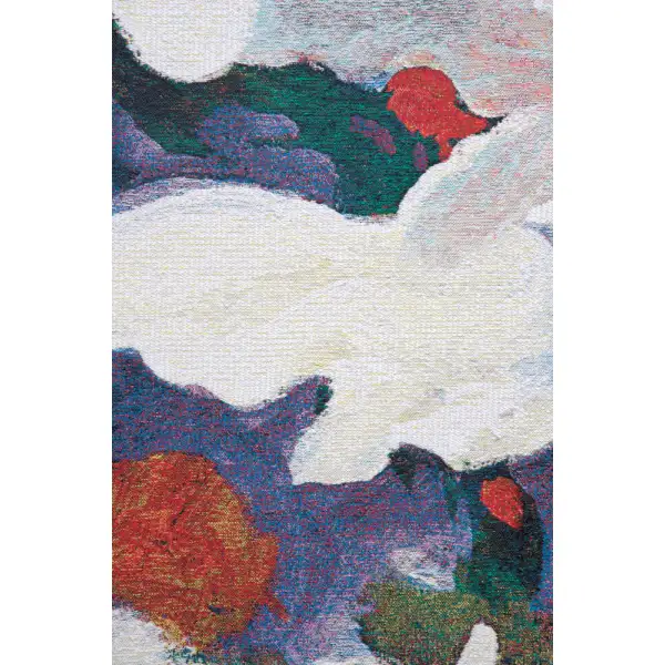 Because Of You By Simon Bull Belgian Tapestry Wall Hanging - 21 in. x 21 in. CottonWool by Simon Bull | Close Up 2