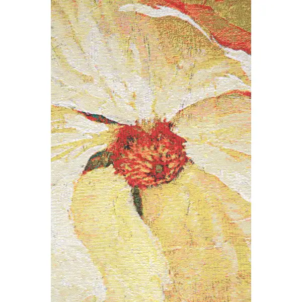 Fragrance Belgian Tapestry Wall Hanging - 21 in. x 21 in. CottonWool by Simon Bull | Close Up 1