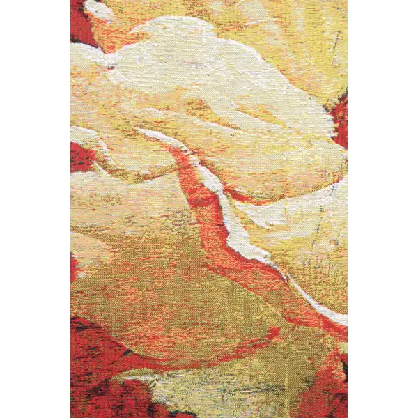 Fragrance Belgian Tapestry Wall Hanging - 21 in. x 21 in. CottonWool by Simon Bull | Close Up 2