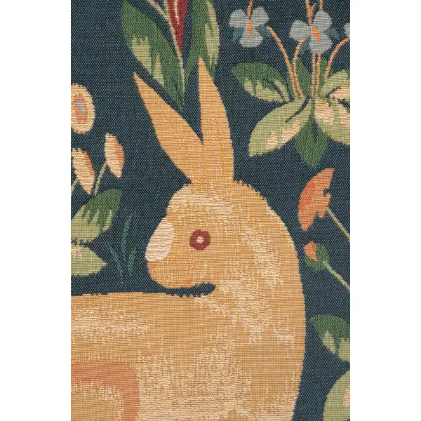 Medieval Rabbit Cushion - 19 in. x 19 in. Cotton by Charlotte Home Furnishings | Close Up 2