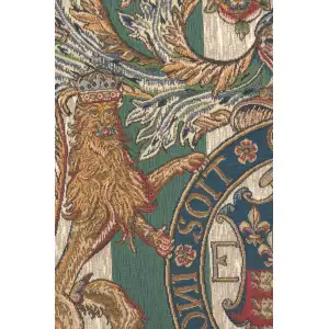 Royal Arms Of England Belgian Tapestry Wall Hanging - 31 in. x 27 in. Wool/cotton/others by Charlotte Home Furnishings Inc