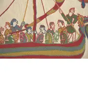 Armada Bayeux Belgian Tapestry Wall Hanging - 71 in. x 27 in. Cotton by Charlotte Home Furnishings | Close Up 1