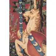 Unicorn I Belgian Tapestry Wall Hanging | Close Up 1