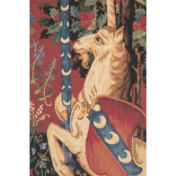 Unicorn I Belgian Tapestry Wall Hanging | Close Up 1