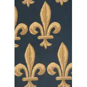 Fleur De Lys With Loops Belgian Tapestry Wall Hanging | Close Up 2