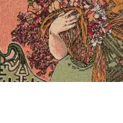 Mucha Spring I Belgian Sofa Pillow Cover | Close Up 4