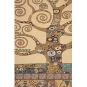 Tree Of Life By Gustav Klimt Italian Tapestry - 25 in. x 25 in. Cotton/Viscose/Polyester by Gustav Klimt | Close Up 1