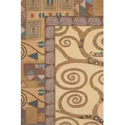 Tree Of Life By Gustav Klimt Italian Tapestry - 25 in. x 25 in. Cotton/Viscose/Polyester by Gustav Klimt | Close Up 2