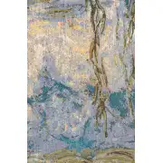 Water Lilies Les Nympheas Belgian Tapestry Wall Hanging - 35 in. x 27 in. Cotton by Claude Monet | Close Up 2