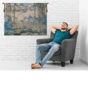 Water Lilies Les Nympheas Belgian Wall Tapestry | Life Style 2