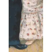 Dance In The Country by Renoir Belgian Tapestry Wall Hanging | Close Up 2