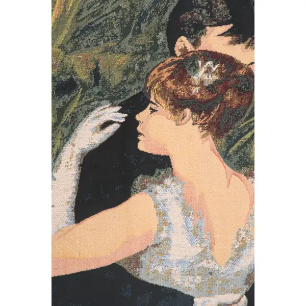 Dance In The City by Renoir Belgian Tapestry Wall Hanging | Close Up 1