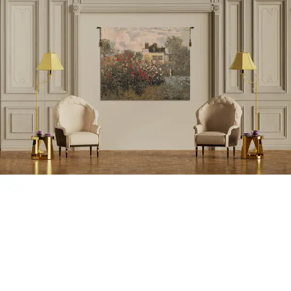 The House Of Claude Monet Belgian Tapestry Wall Hanging | Life Style 1