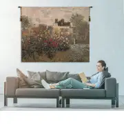 The House Of Claude Monet Belgian Tapestry Wall Hanging - 56 in. x 35 in. Cotton by Claude Monet | Life Style 2