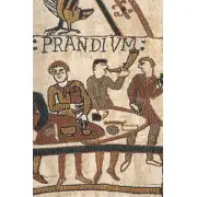 Bayeux Banquet II Belgian Tapestry Wall Hanging | Close Up 2