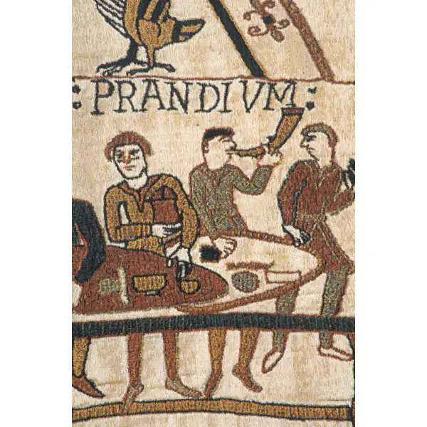 Bayeux Banquet II Belgian Tapestry Wall Hanging | Close Up 2