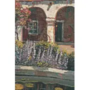 Mission Reflection Belgian Tapestry Wall Hanging - 47 in. x 37 in. Cotton by Robert Pejman | Close Up 1