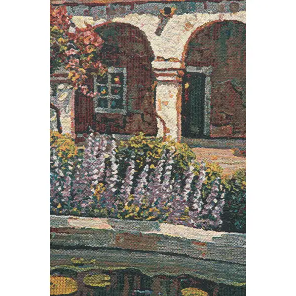 Mission Reflection Belgian Tapestry Wall Hanging - 47 in. x 37 in. Cotton by Robert Pejman | Close Up 1