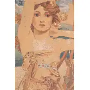 Mucha Jour Belgian Tapestry Wall Hanging | Close Up 1