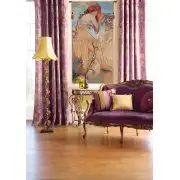 Summer Mucha Belgian Tapestry Wall Hanging - 24 in. x 50 in. CottonWool by Alphonse Mucha | Life Style 1