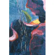 Dancer By Simon Bull Belgian Tapestry Wall Hanging - 21 in. x 21 in. Cotton/Treveria/Wool by Simon Bull | Close Up 2