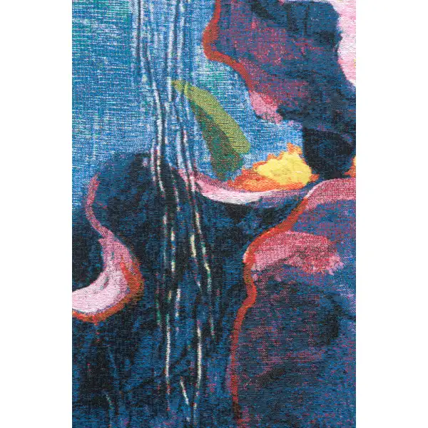 Dancer By Simon Bull Belgian Tapestry Wall Hanging - 21 in. x 21 in. Cotton/Treveria/Wool by Simon Bull | Close Up 2