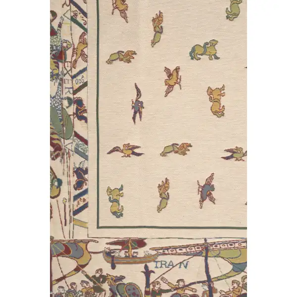 The Bayeux Belgian Tapestry Throw | Close Up 1