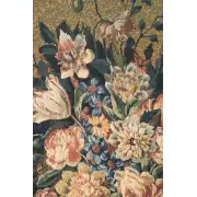 Breughel's Vase Green Belgian Tapestry Wall Hanging | Close Up 2