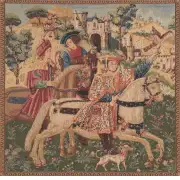 Hawking Scene Belgian Sofa Pillow Cover | Close Up 1