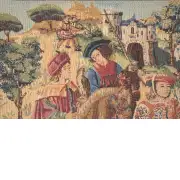 Hawking Scene Belgian Sofa Pillow Cover | Close Up 4