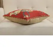 Red Knight Belgian Sofa Pillow Cover | Close Up 3