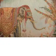 Royal Elephant French Wall Tapestry - 33 in. x 26 in. Cotton/Viscose/Polyester by Jean-Baptiste Huet | Close Up 1