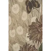 Peacocks Nouveaux - 38 in. x 70 in. Cotton by Charlotte Home Furnishings | Close Up 2