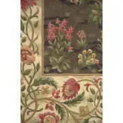 Tree of Life Beige I Belgian Wall Tapestry | Close Up 2