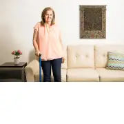 Tree of Life Beige I Belgian Wall Tapestry | Life Style 2